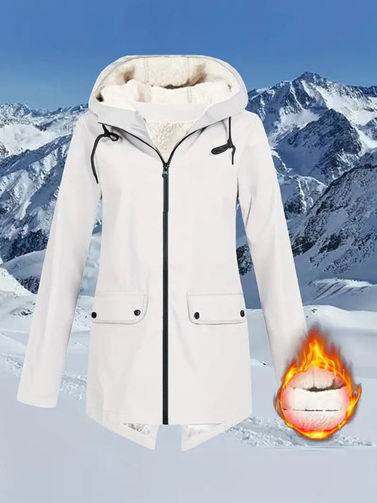 WW | Wasserabweisende Jacke mit verstellbarem Kordelzug