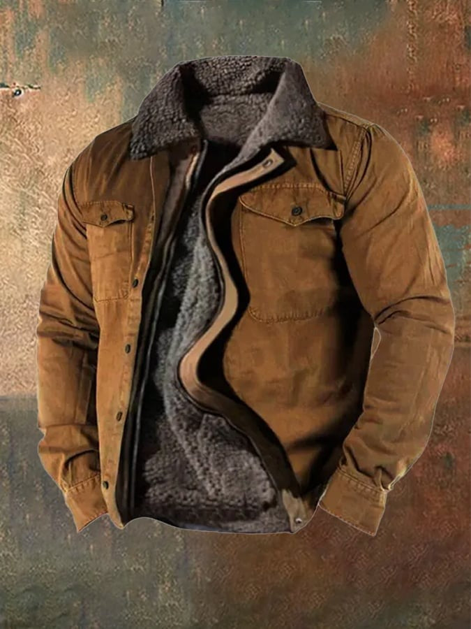 WW | Klassische Western Arbeitsjacke Aus Baumwolle