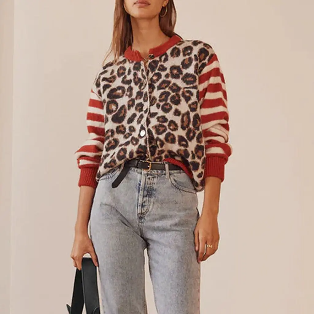 WW | Leopard Strickcardigan