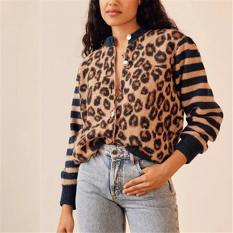 WW | Leopard Strickcardigan