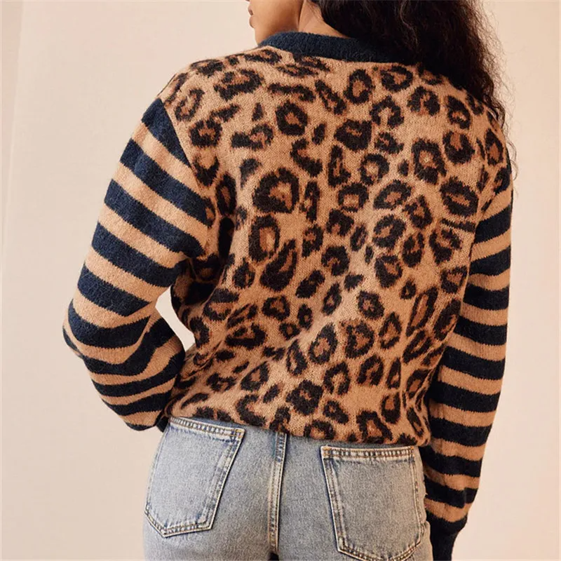 WW | Leopard Strickcardigan