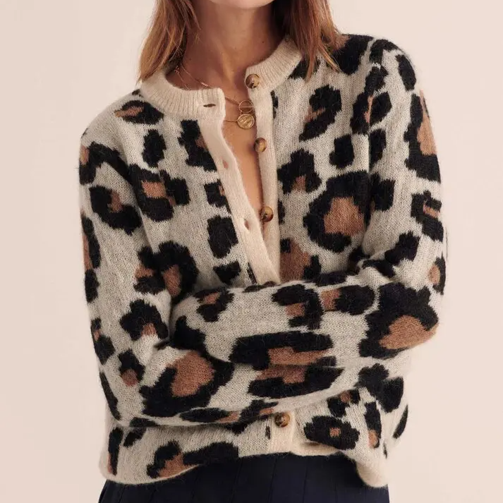 WW | Leopard Strickcardigan