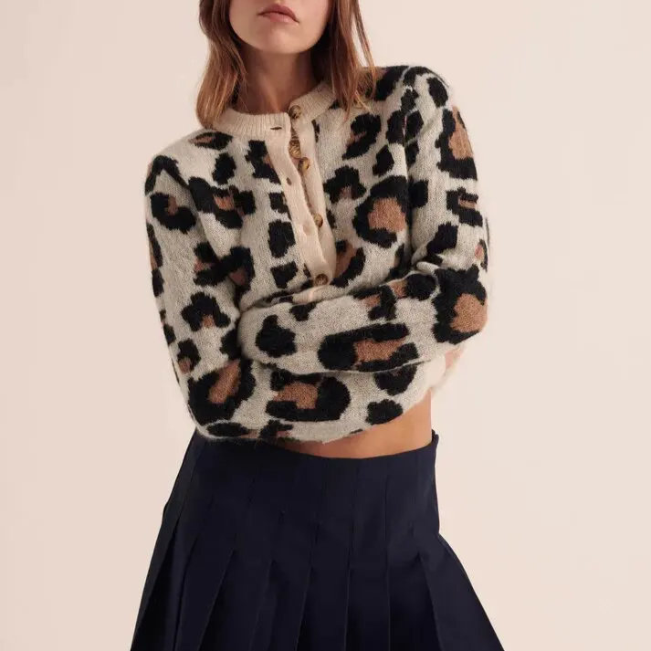 WW | Leopard Strickcardigan