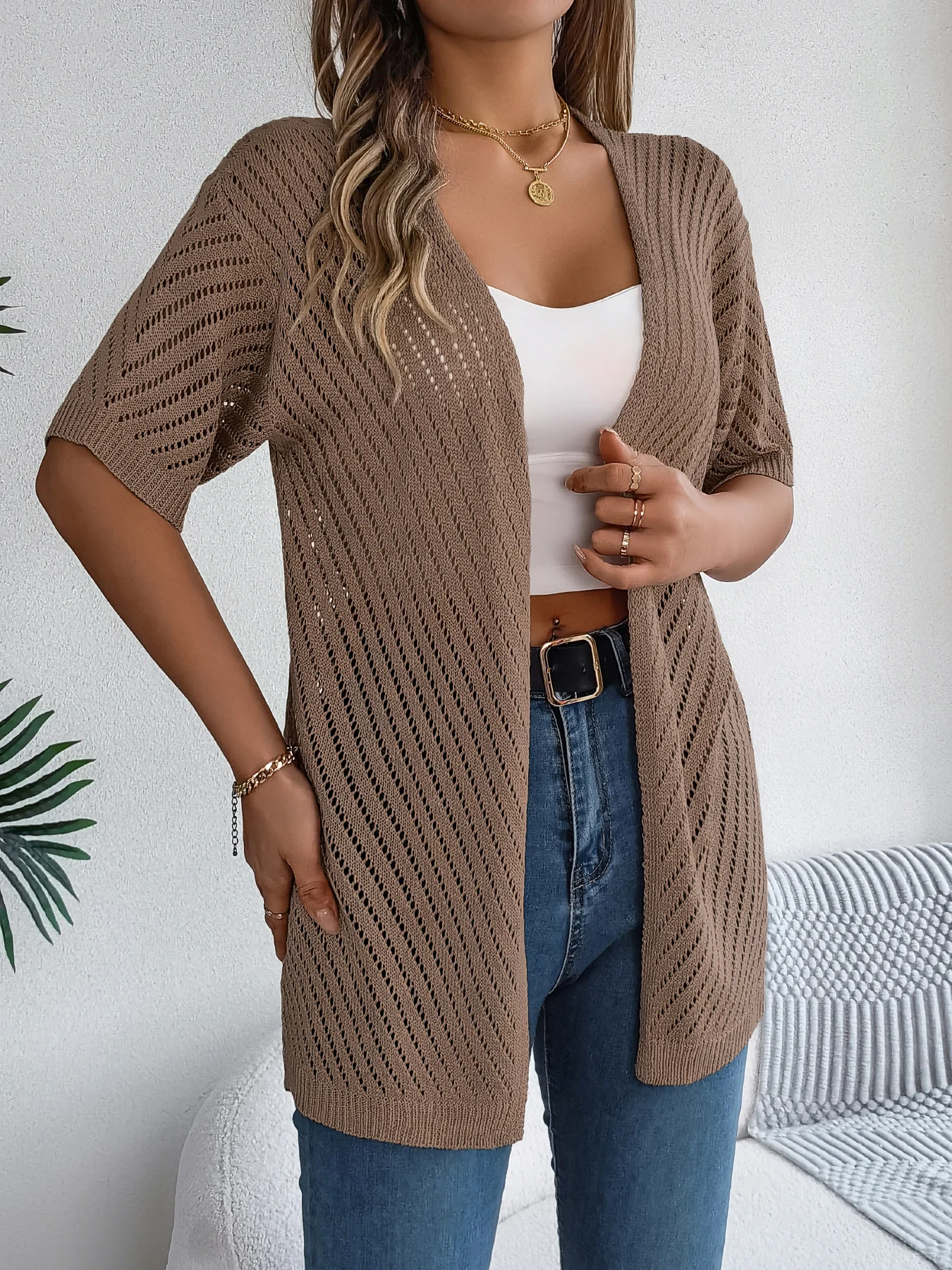 WW | Chevron Strickjacke