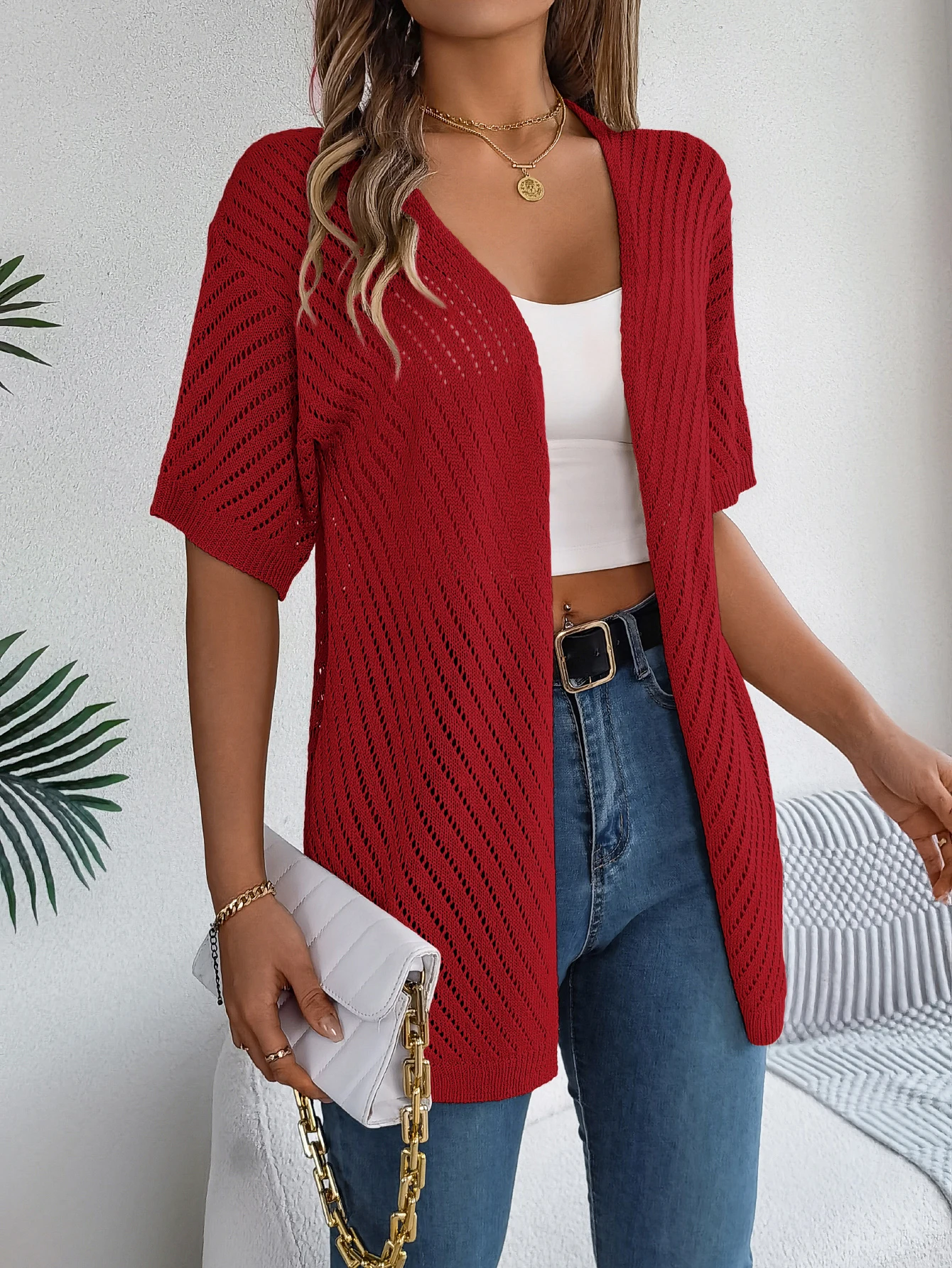 WW | Chevron Strickjacke