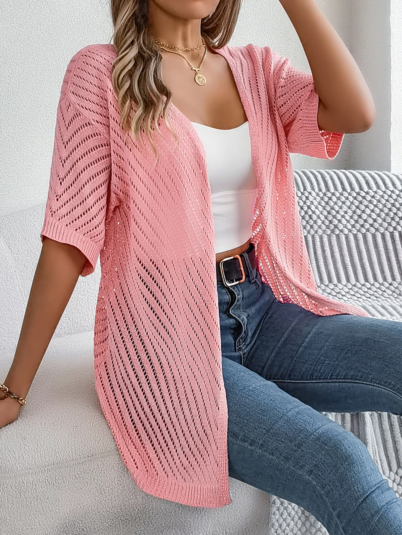 WW | Chevron Strickjacke