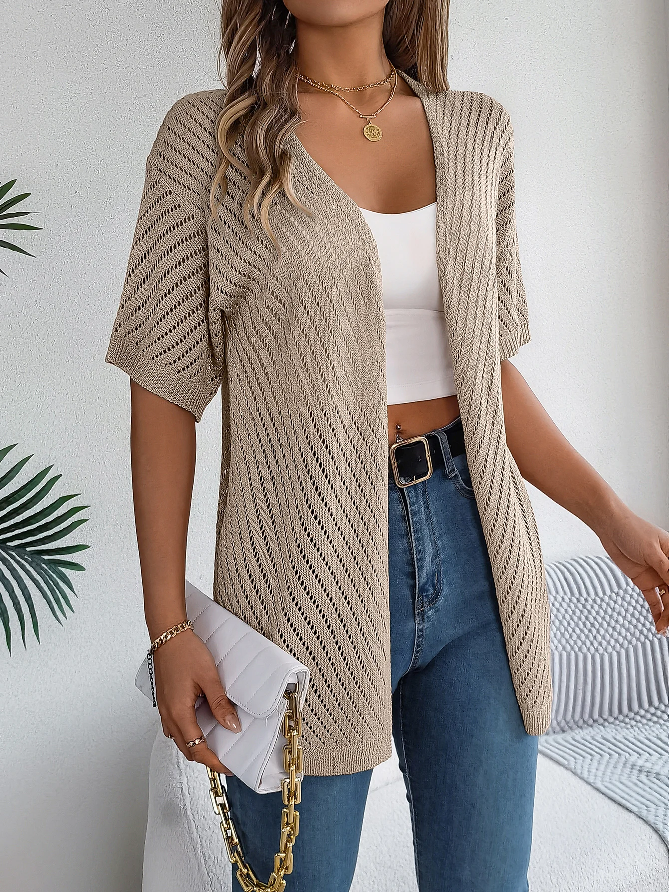 WW | Chevron Strickjacke