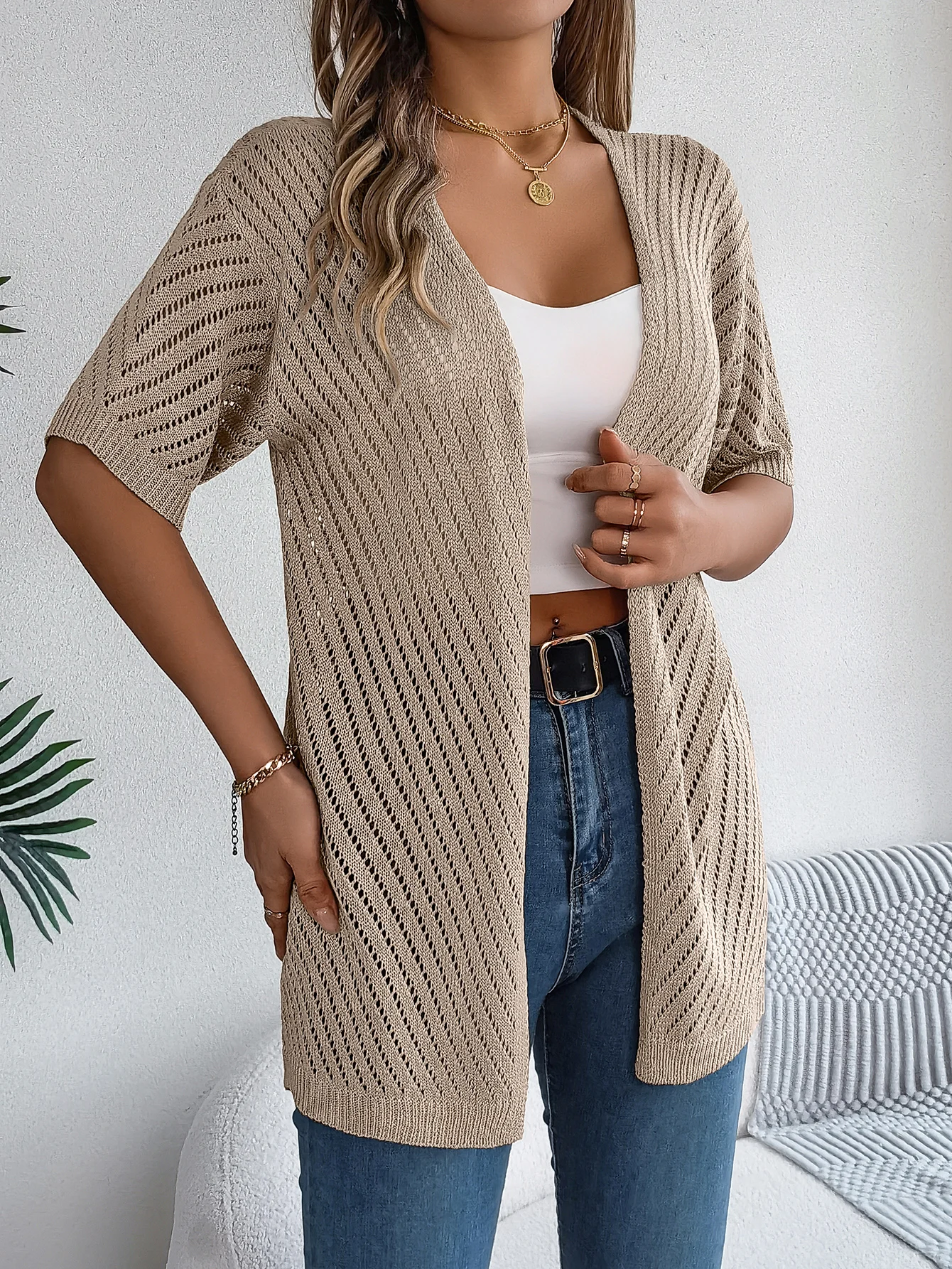 WW | Chevron Strickjacke