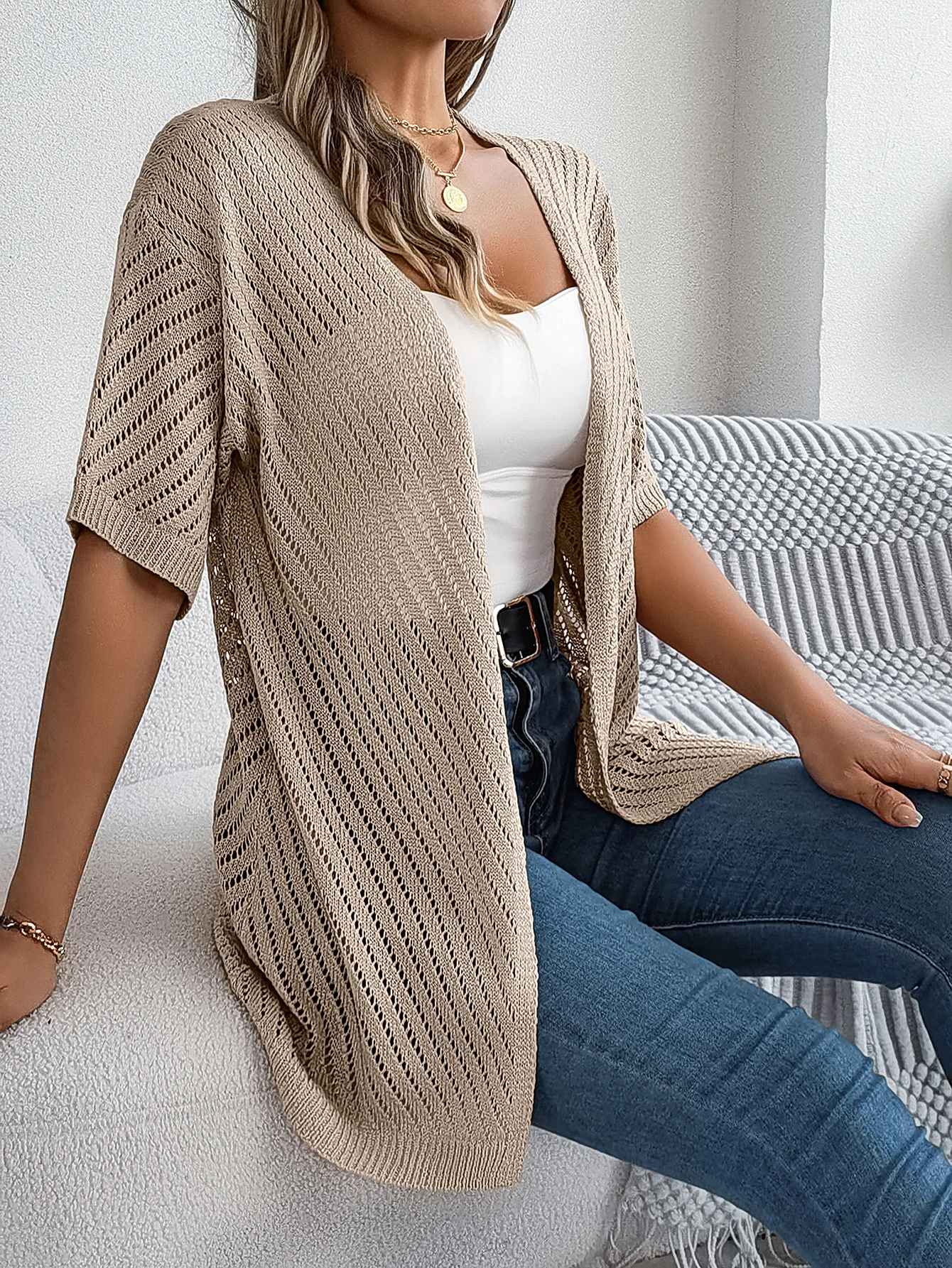 WW | Chevron Strickjacke
