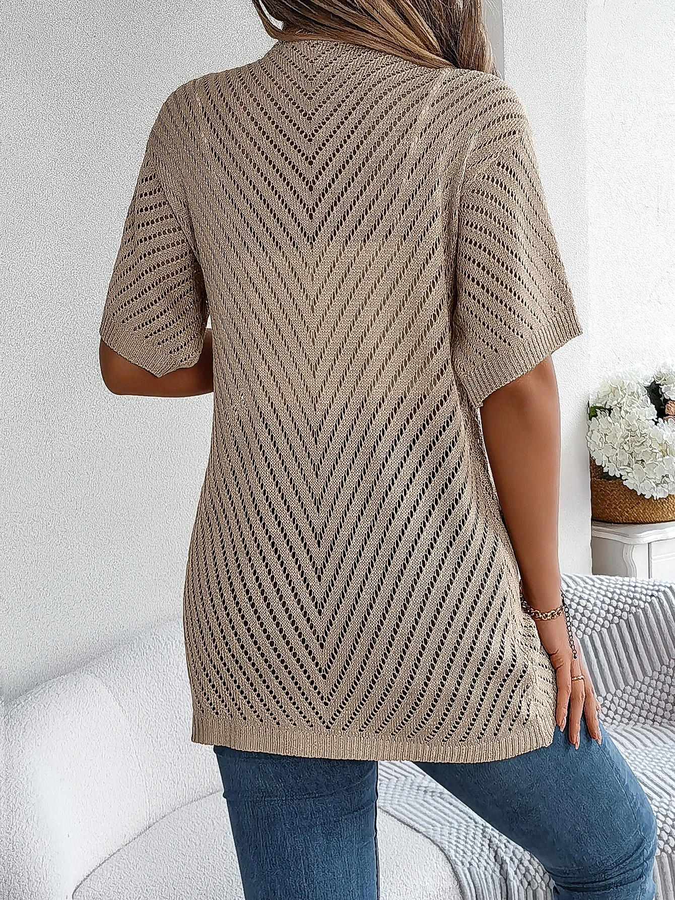 WW | Chevron Strickjacke