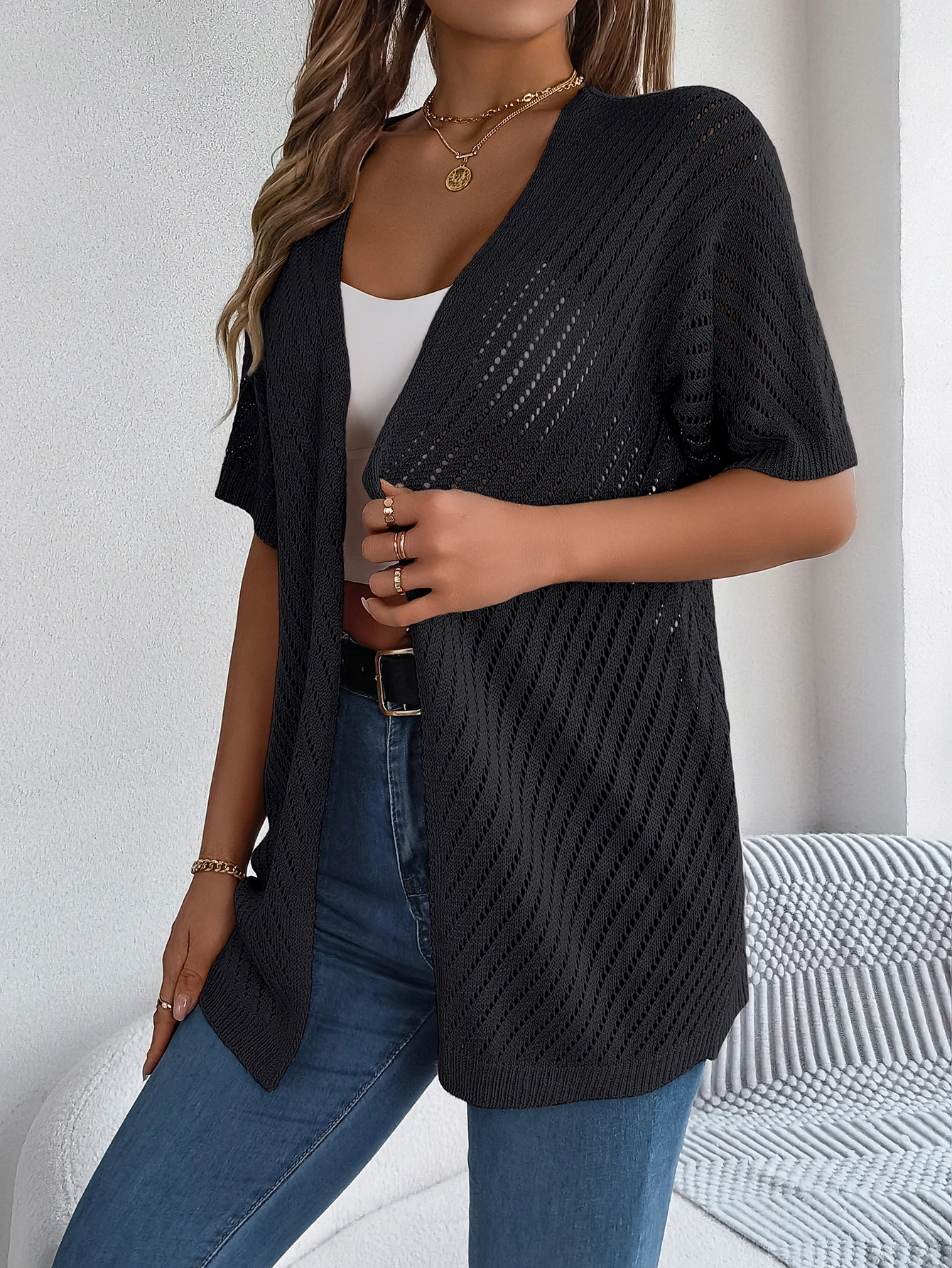 WW | Chevron Strickjacke