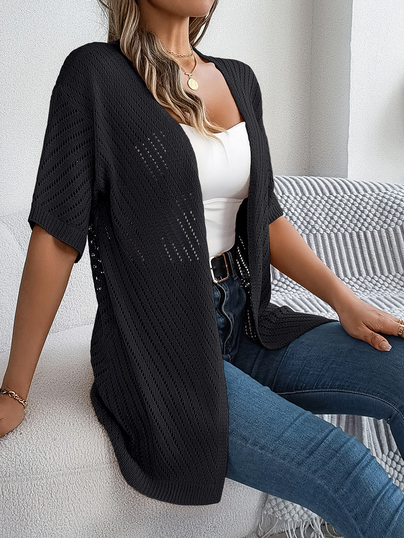 WW | Chevron Strickjacke
