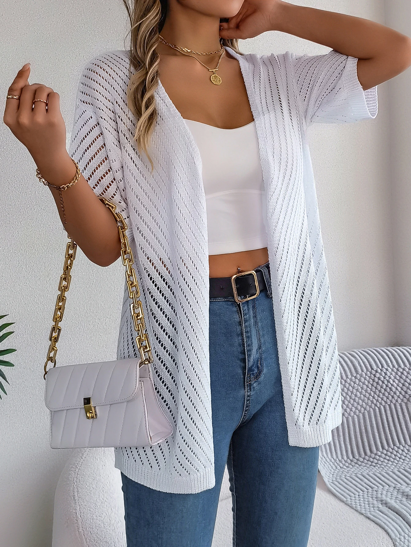 WW | Chevron Strickjacke