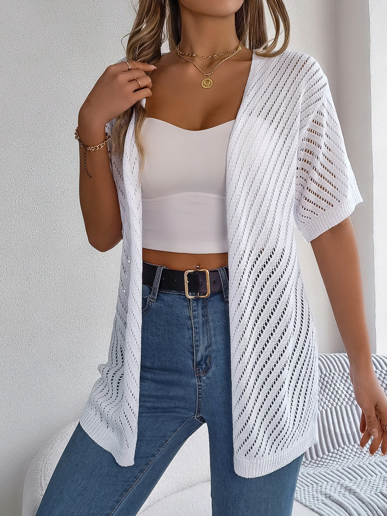 WW | Chevron Strickjacke