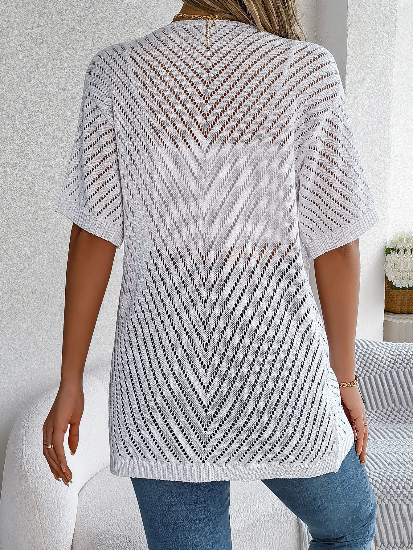WW | Chevron Strickjacke