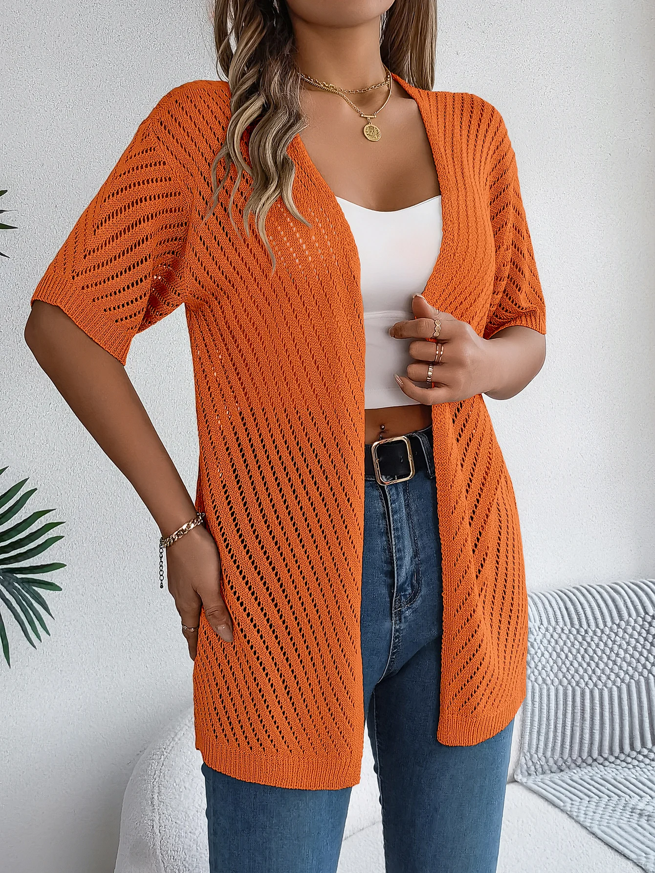 WW | Chevron Strickjacke