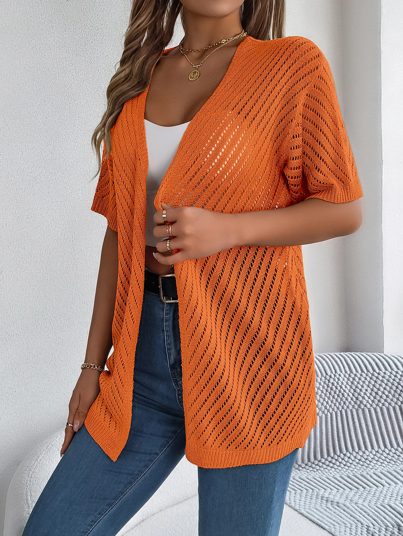 WW | Chevron Strickjacke