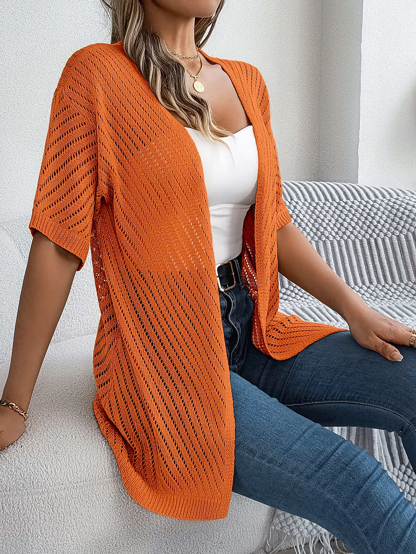 WW | Chevron Strickjacke