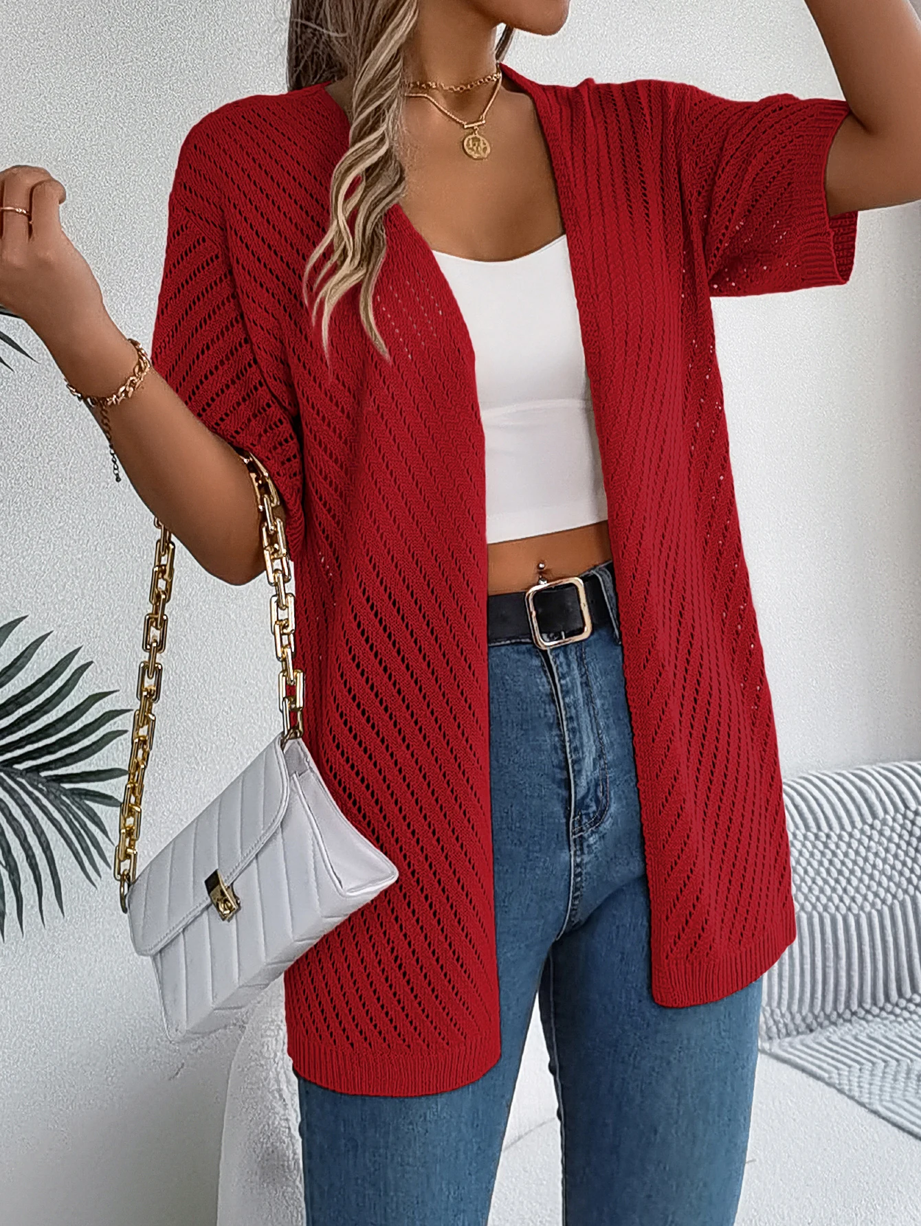 WW | Chevron Strickjacke