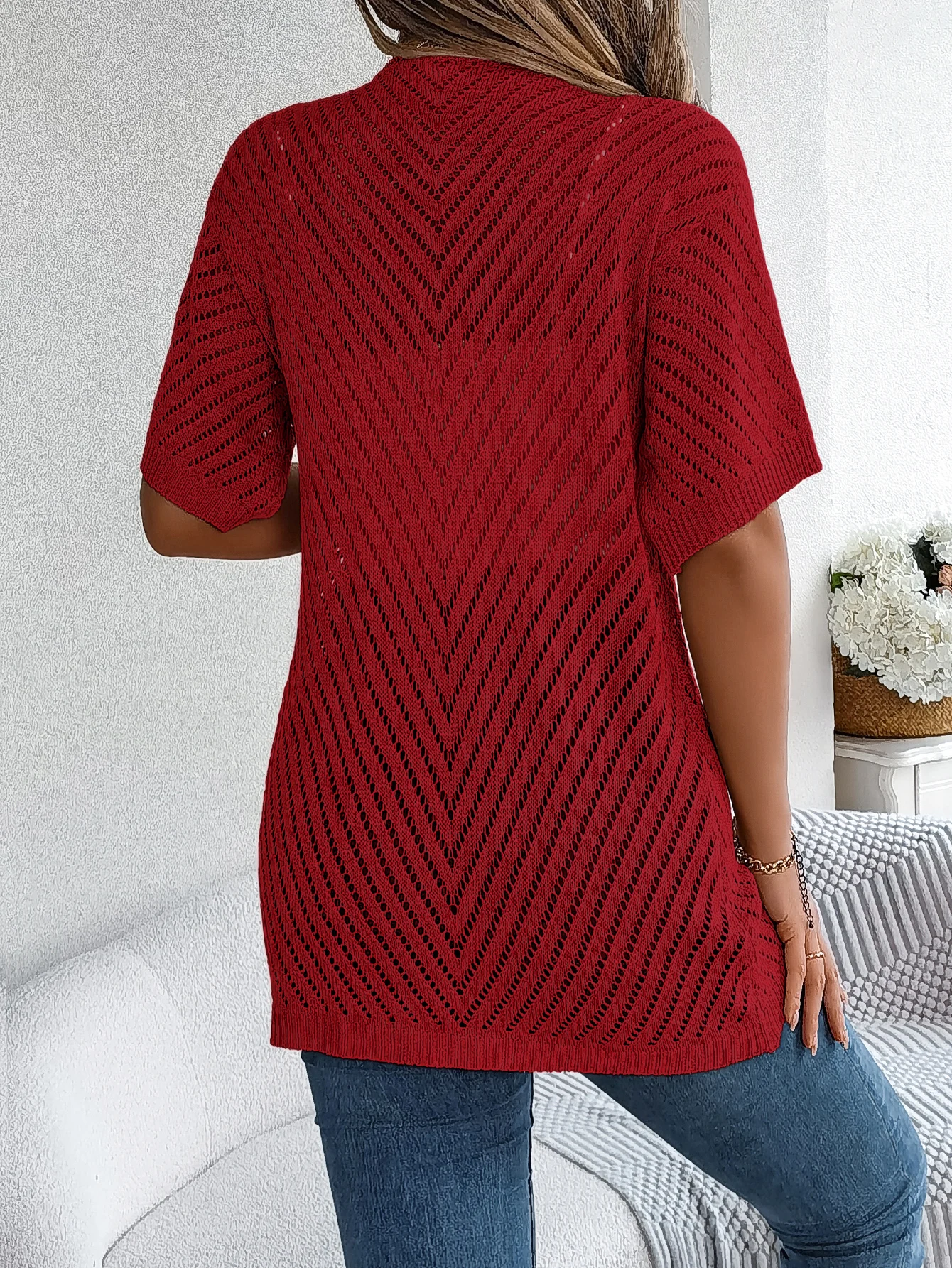WW | Chevron Strickjacke