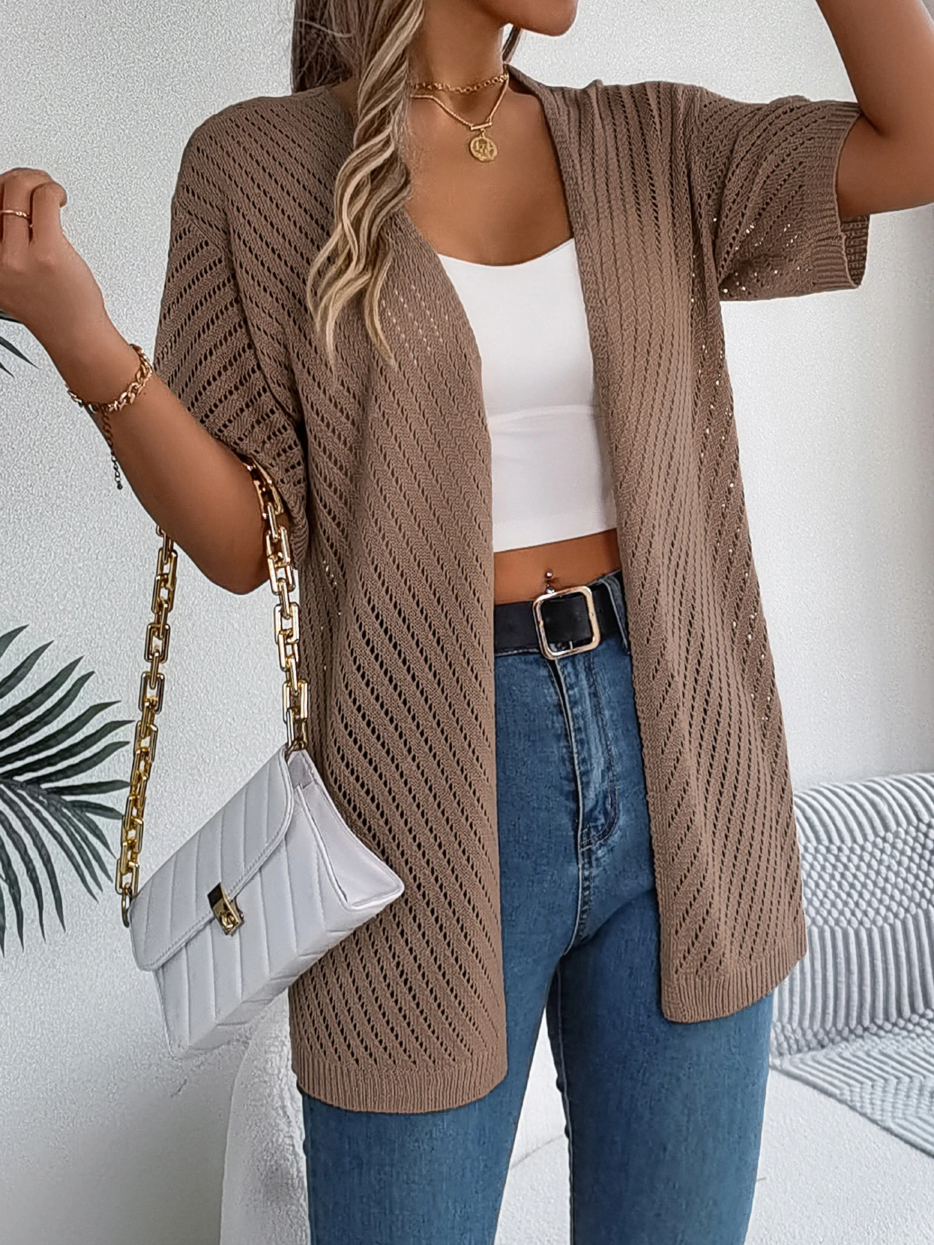WW | Chevron Strickjacke