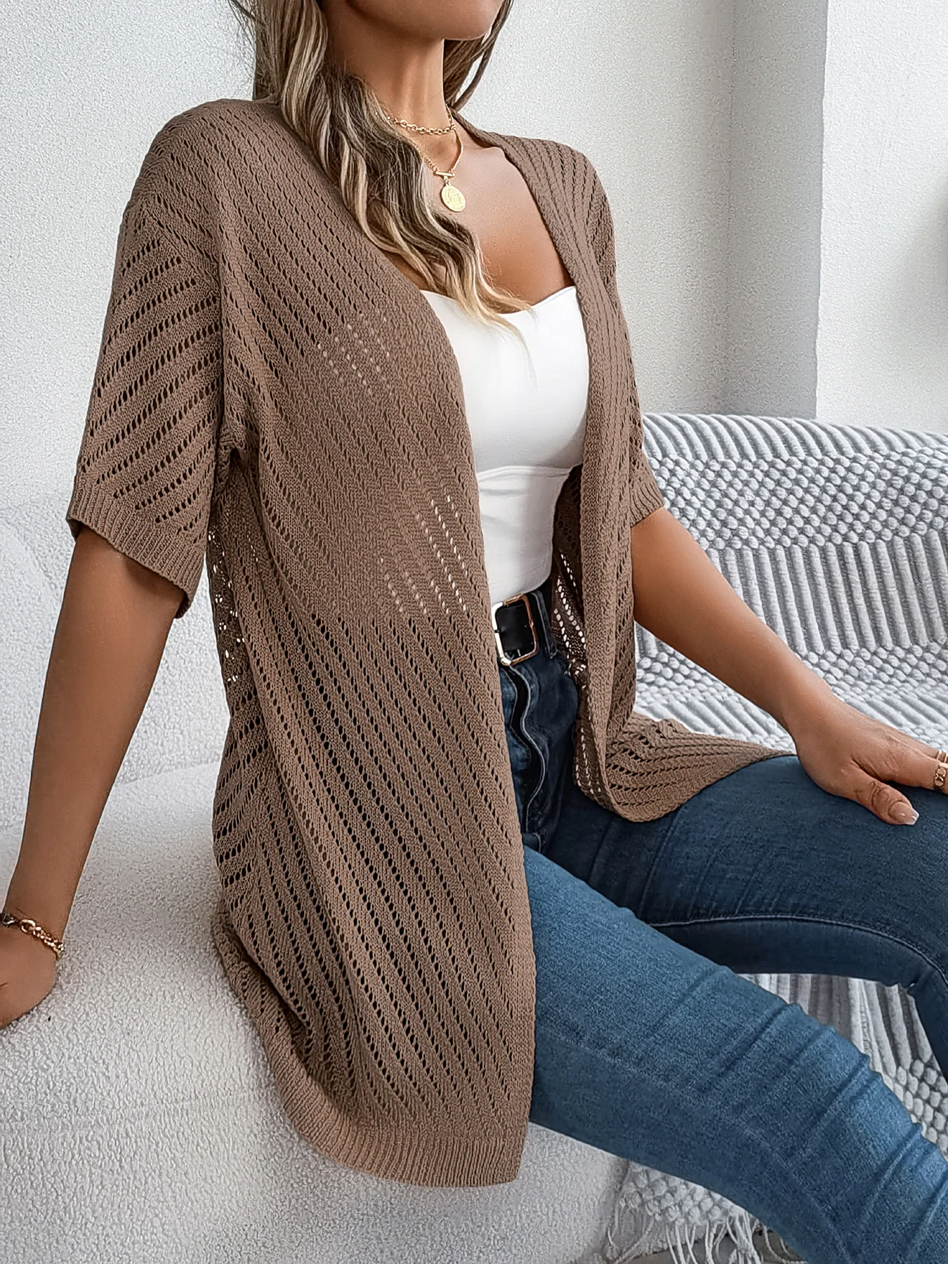 WW | Chevron Strickjacke