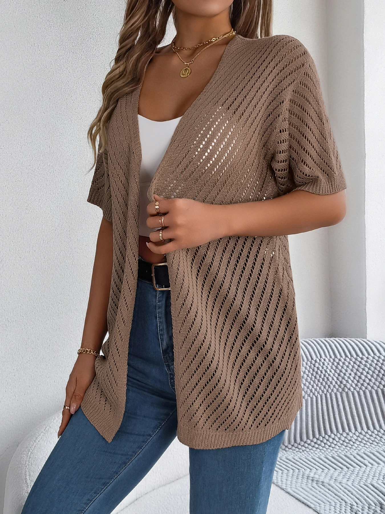 WW | Chevron Strickjacke