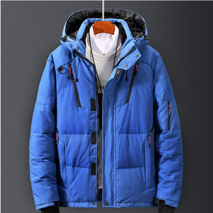 WW | Puffer Jacket Water-Repellent Lined Adjustable Hood Zipper Pockets