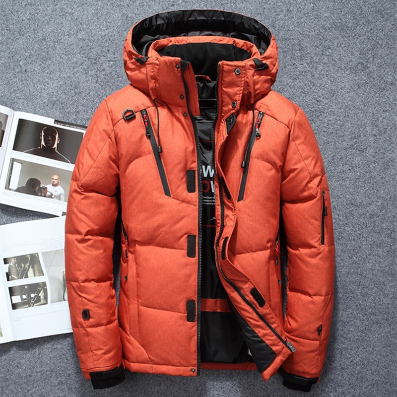 WW | Puffer Jacket Water-Repellent Lined Adjustable Hood Zipper Pockets