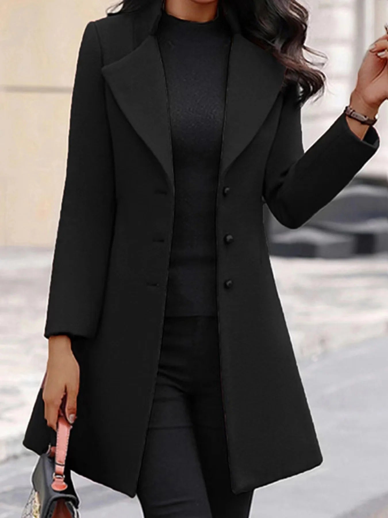 WW | geschlossene Blazerjacke - Sleek & Polished - Wollmischung - Büro- zu Abendkleidung