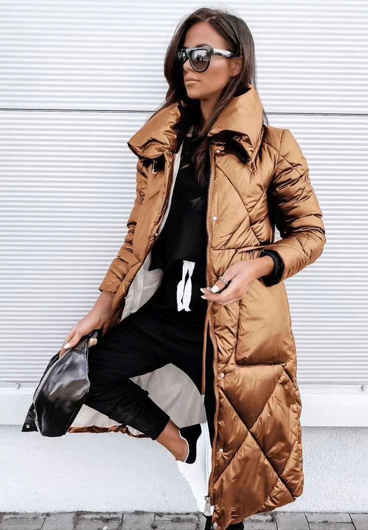 WW | Stepp-Pufferjacke - Hochkragen - Warme & Stilvolle Winterjacke