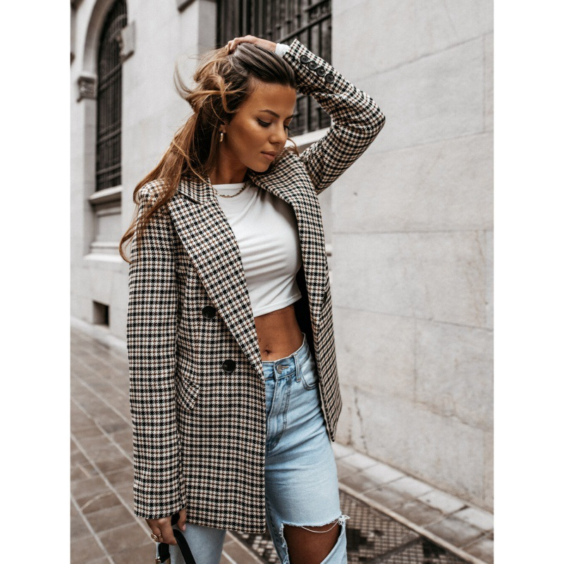 WW | Damen Taillierte Passform Blazer Wollmix