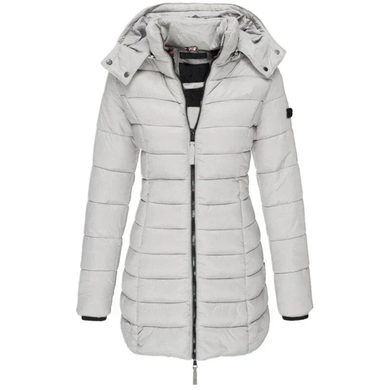 WW | Damen Steppjacke mit Kapuze, elegant und bequem