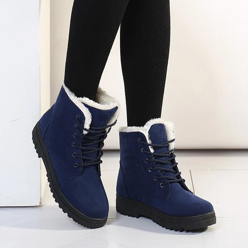 WW | Non-Slip Wool Snow Boots For Women - Perfect For Outdoor Activities