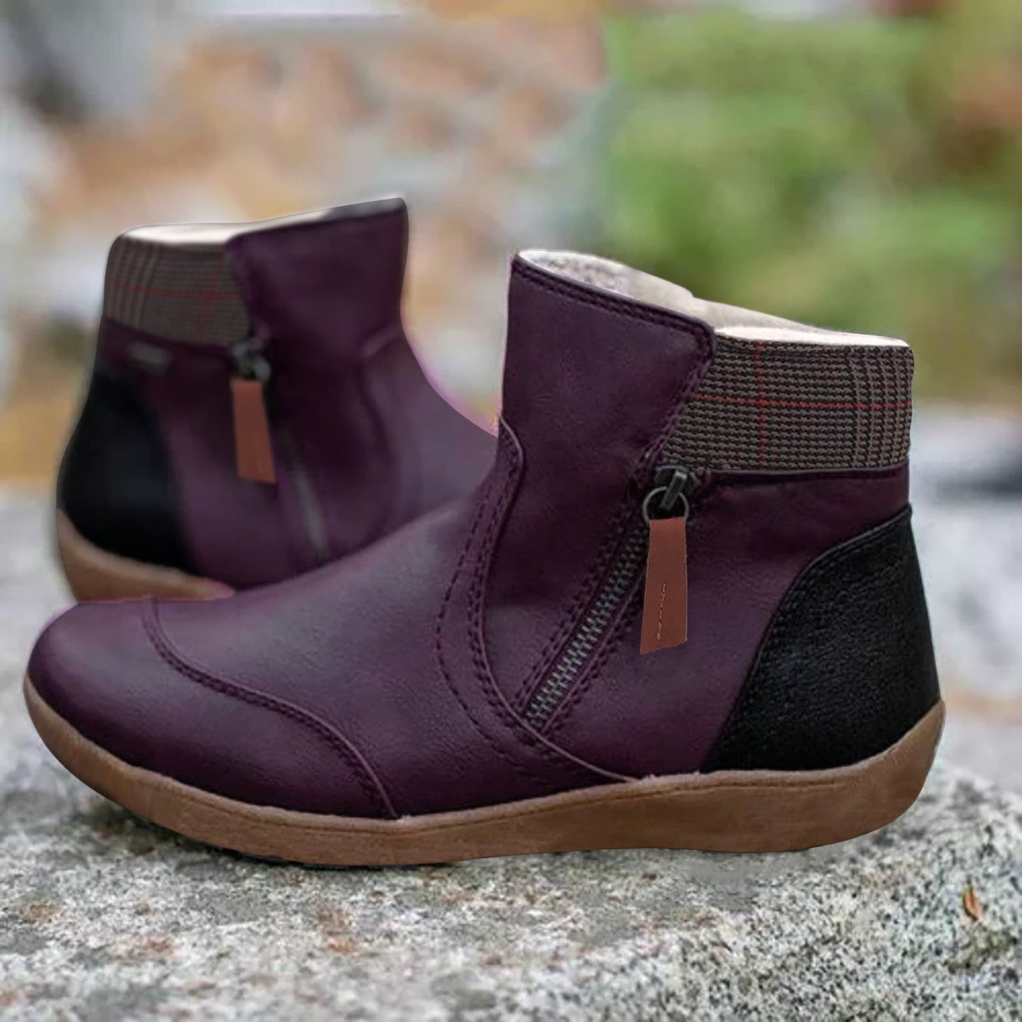 WW | Faux Fur Ankle Boots