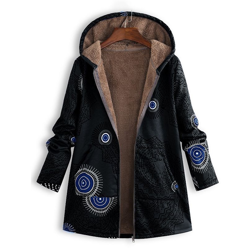 WW | gemusterte jacke im vintage-stil