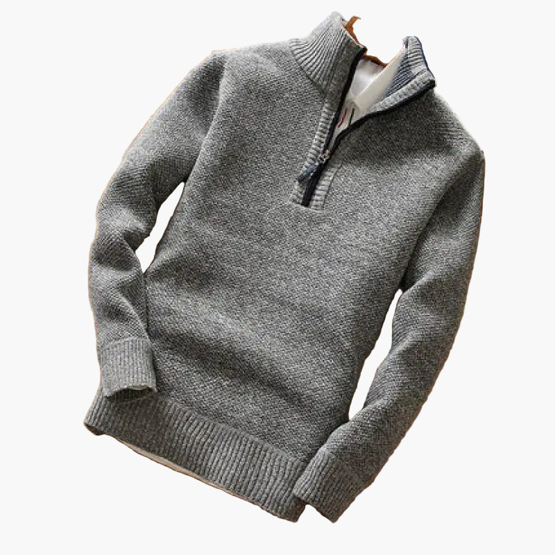 WW | Zipped Knit Jumper - Modern Casual Style for Everyday and the Office