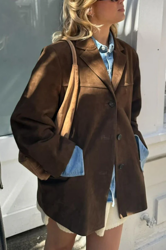 WW | Modische Jacke mit klassischem Kragen und langen Ärmeln für einen stilvollen Auftritt