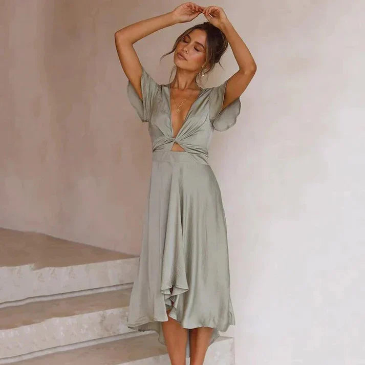 WW | Elegantes Asymmetrisches Kleid für Damen