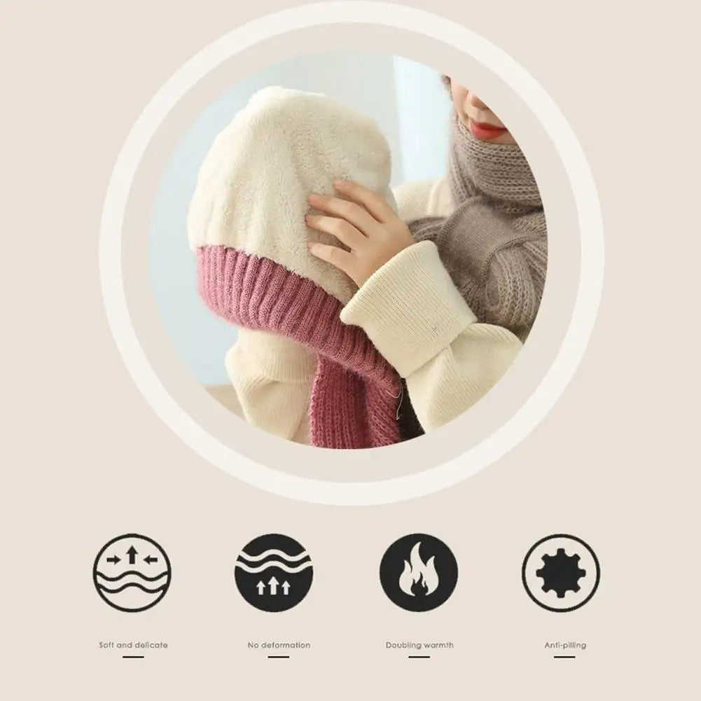 WW | Beanie and Scarf Set - Warm Women's Winter Accessories