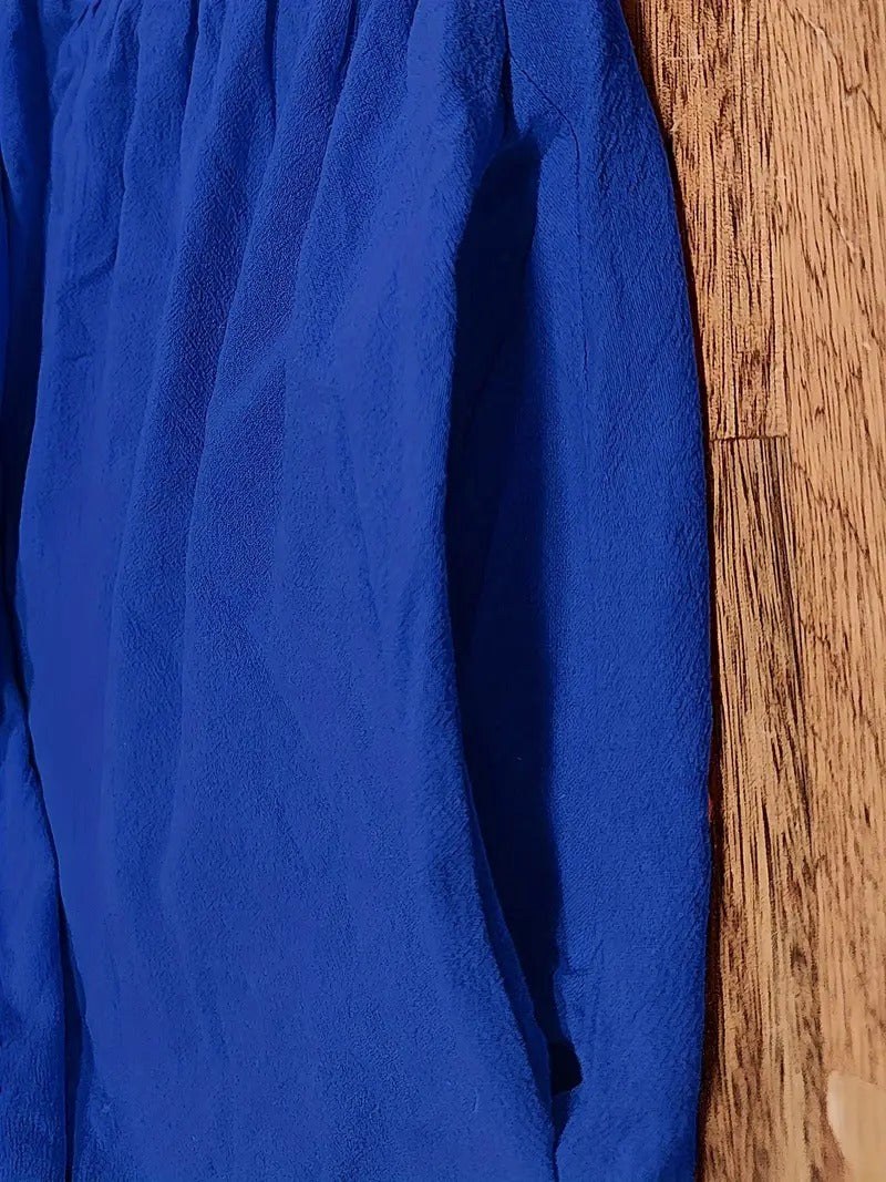 WW | Raffinierte Leinen Sommerkleid mit Praktischen Taschen