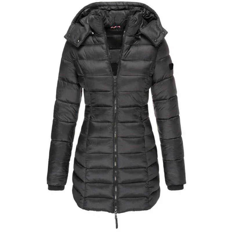 WW | Damen Steppjacke mit Kapuze, elegant und bequem