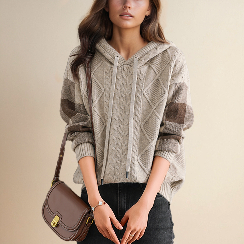 Leonie – Jacquard Hoodie