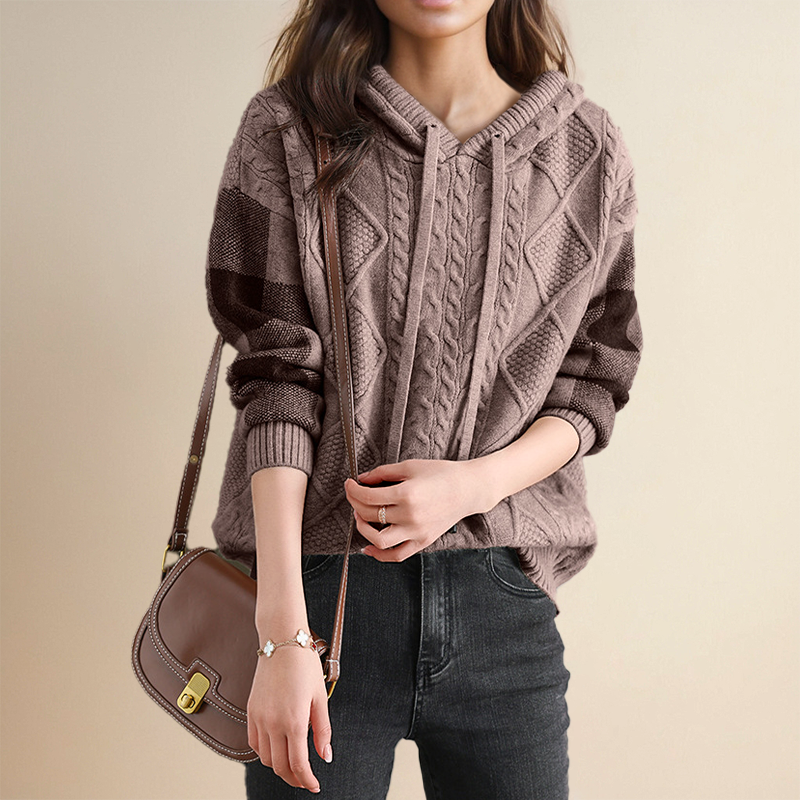 Leonie – Jacquard Hoodie