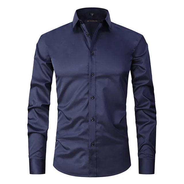 WW | Men's Slim Fit Stretch Wrinkle-Free Button-Down Collar
