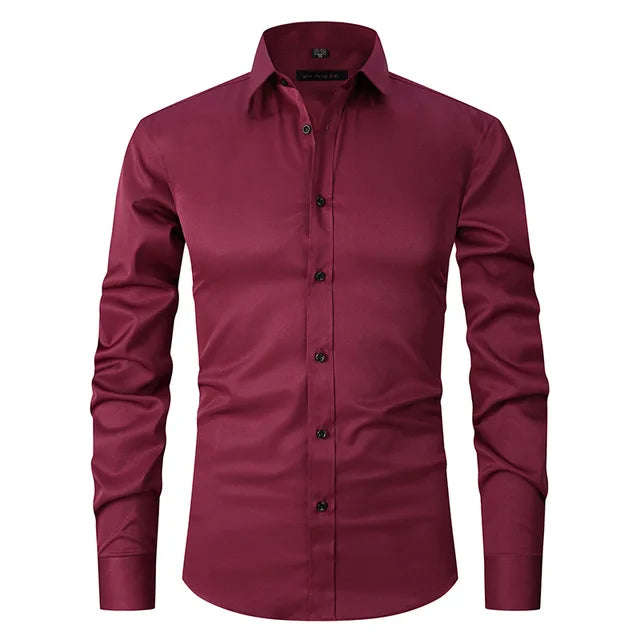 WW | Men's Slim Fit Stretch Wrinkle-Free Button-Down Collar