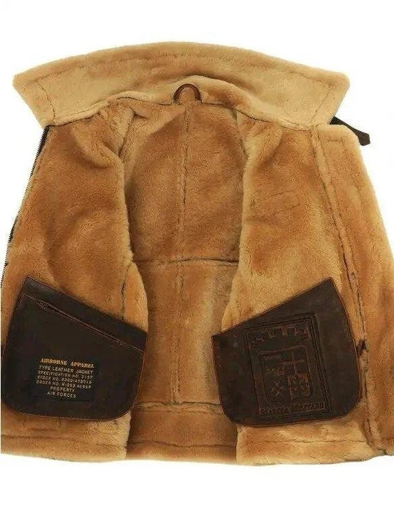 WW | Vintage Charme: Schafsfell Pilotenjacke