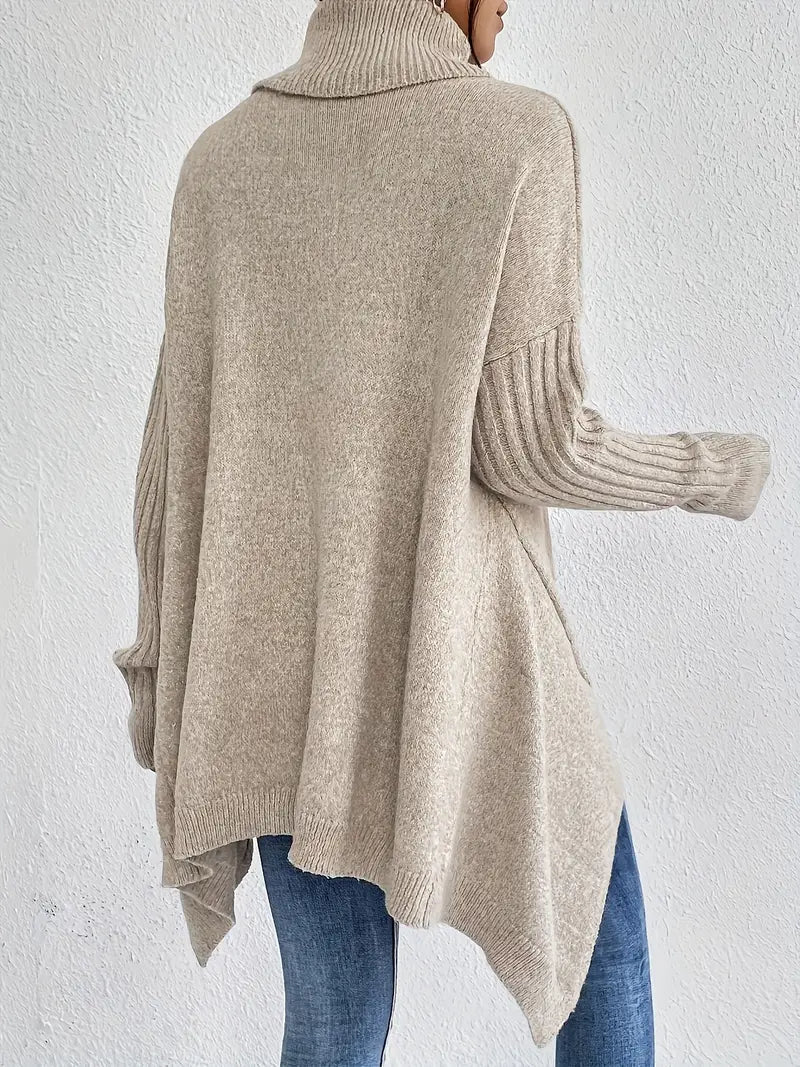 WW | Kuscheliger langer Rollkragenpullover für den Alltag