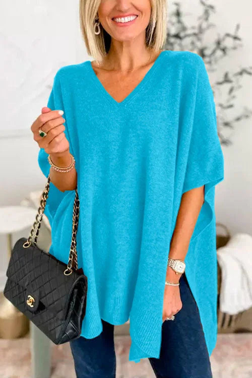 WW | Vielseitiger Pullover im Poncho-Stil