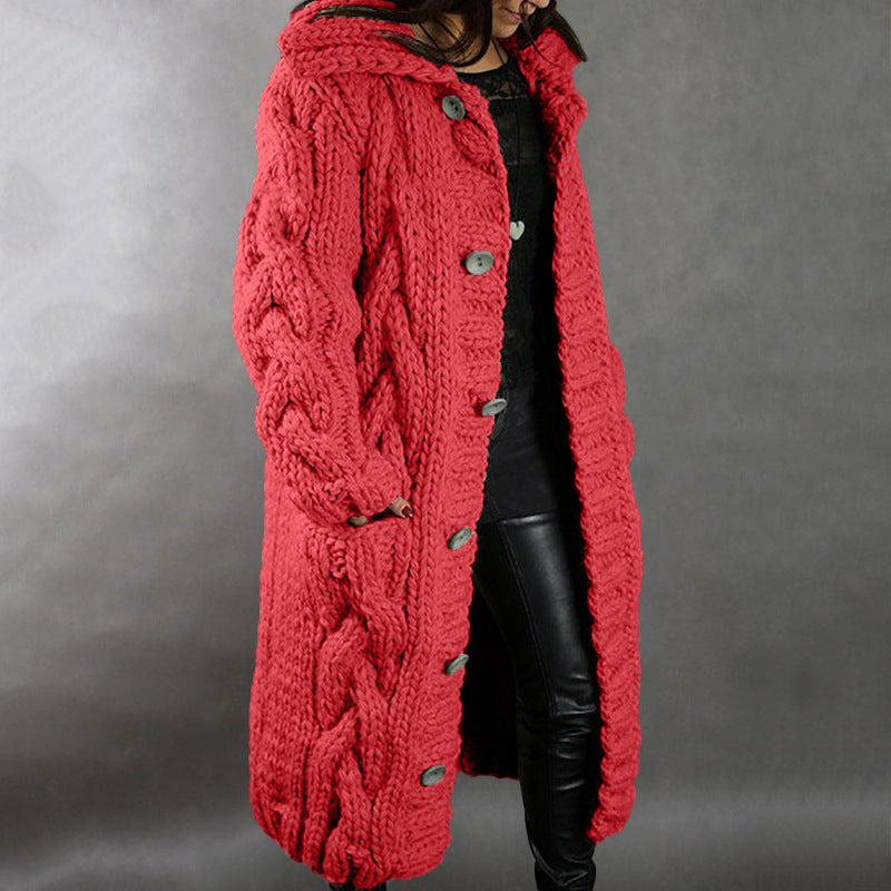 WW | Lässiger warmer gewebter cardigan für frauen